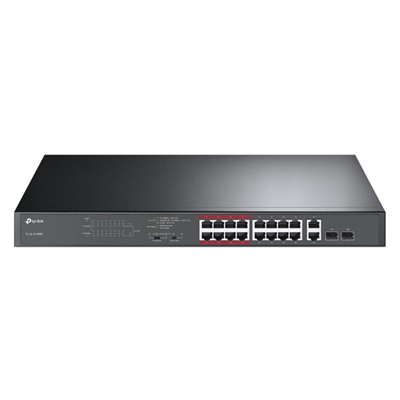 TP LINK TL SL1218MP Switch 16x10100Mbps PoE 2xGB